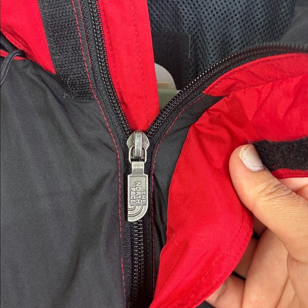 Vintage The North Face Windbreaker Waterproof Jacket Zipper Velcro w/ Pockets L